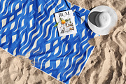 Marine Waves, a Pattern Graphic by MalyskaStudio (Thumbnail 7 of 12)
