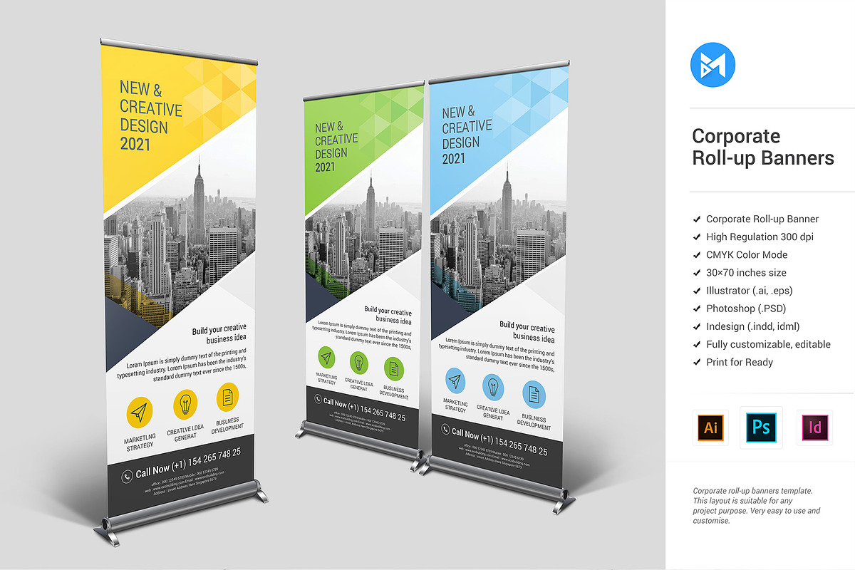 Roll-Up Banner Bundle, a Brochure Template by Brochure-Market (Photo 7 of 13)