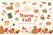 Fall Illustrations and Patterns, a Seasonal Illustration by Inna Moreva (Thumbnail 1 of 11)