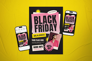 Black Friday Flyer Set, a Flyer Template by The Good Store