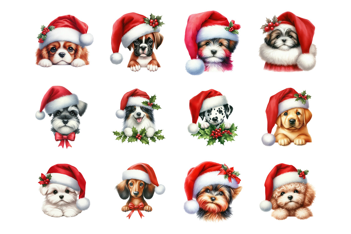Playful Peeking Dog Breeds PNG, an Illustration by SinaCreation (Photo 2 of 7)