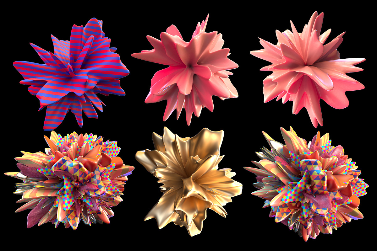 Fluid Shapes Set, an Object Graphic by Vasily Kulinich (Photo 7 of 8)