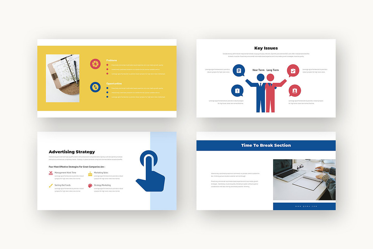 Qema : Startup Plan Google Slides, a Presentation Template by Punkl Camp (Photo 5 of 16)