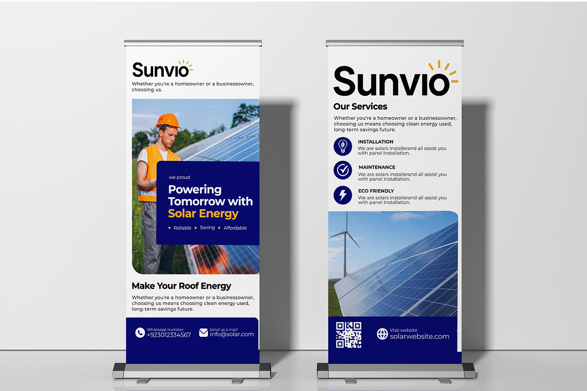 Solar Brochure and Flyer template, a Brochure Template by Soulfuldesignstudio (Photo 7 of 7)