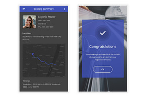 Taxi & Cab Booking UI Kit Figma