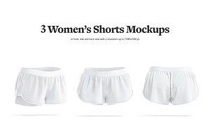 Women's Shorts Mockup