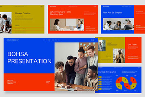 Bohsa : Creative Business Keynote, a Presentation Template by Punkl Camp
