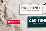 Car Fund Gift Voucher Template, a Card Template by Snapybiz (Thumbnail 8 of 9)