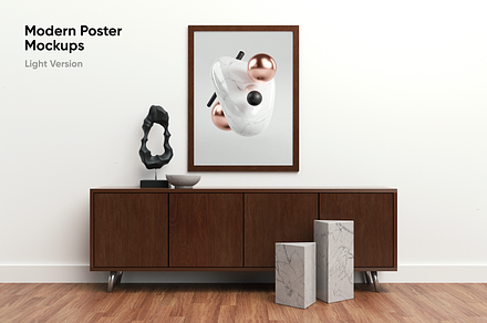 Modern Poster Mockups (Light)