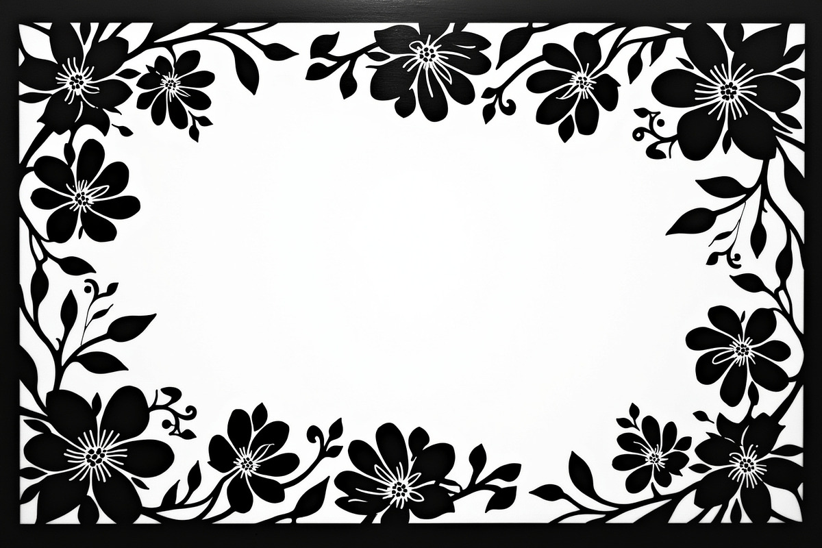 Floral Laser Cut Frame Bundle, an Illustration by Designs_River (Photo 5 of 9)