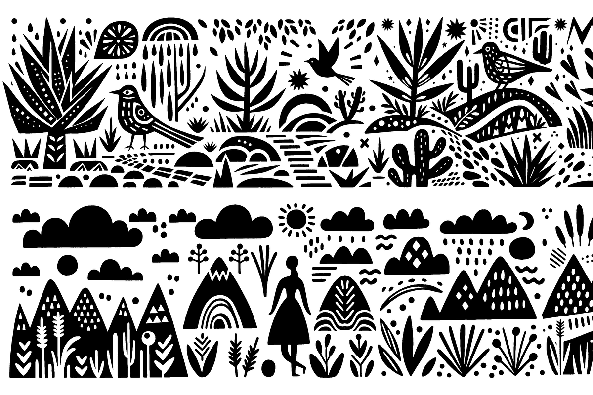 Vintage Culture Dance Folk Art, a Decorative Illustration by devastd (Photo 8 of 28)