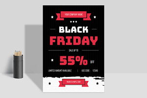 Black Friday Sale Flyer, a Flyer Template by ContestDesign