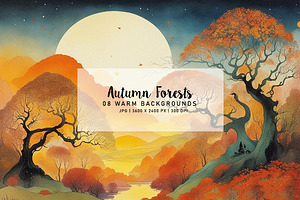 Autumn Forests, a Decorative Illustration by Digital Art Creations