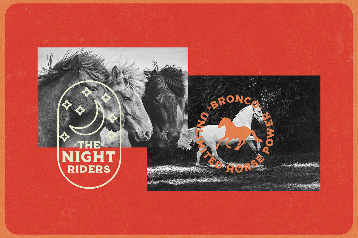 Bronco Font Collection + Extras, a Serif Font by Misha Sova (Photo 5 of 10)