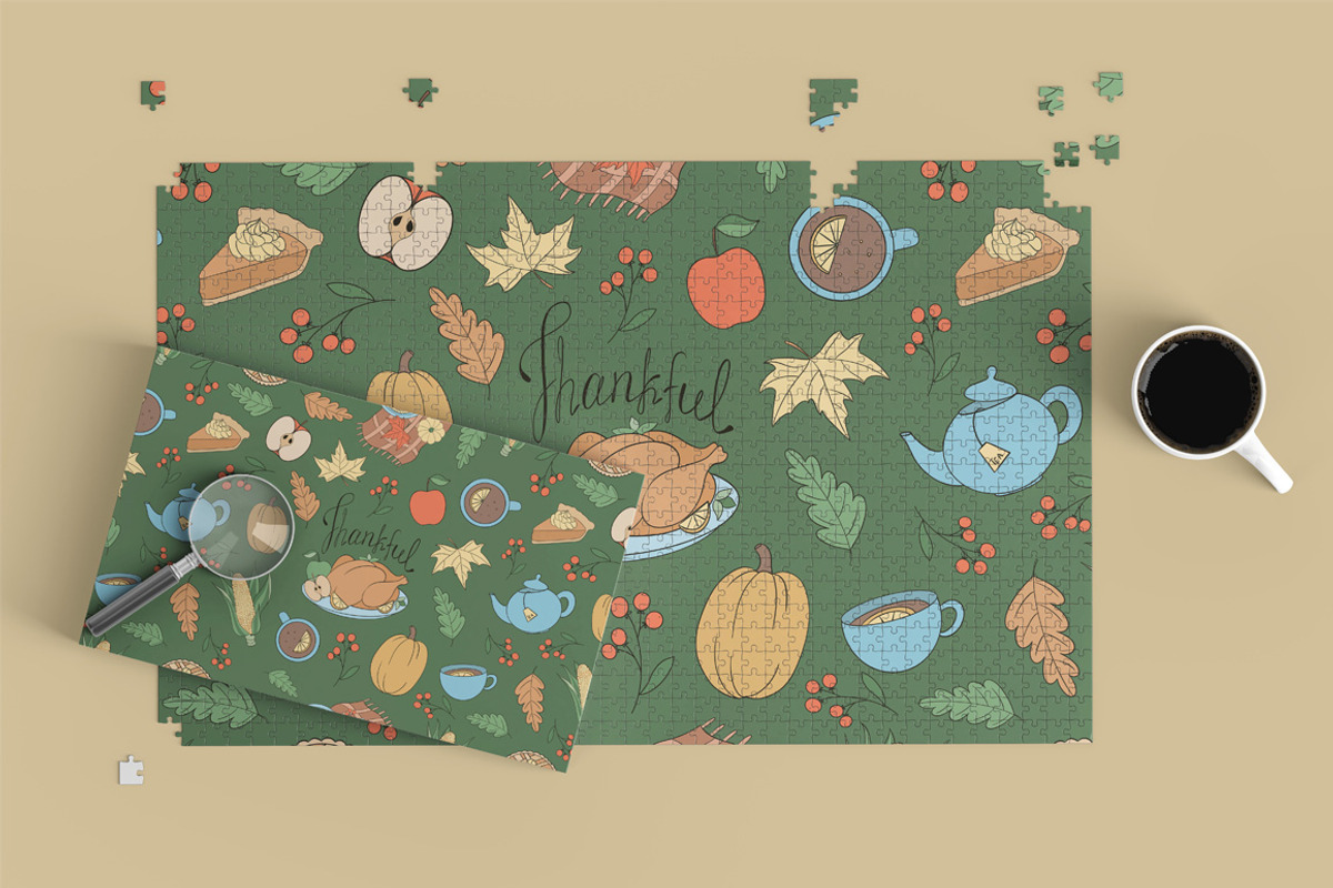Thanksgiving Procreate Stamps, a Brush Add-On by Mari_Caliart (Photo 7 of 8)