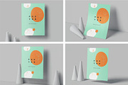 Floating Portrait Poster Mockups, an Advertising Mockup by megostudi0 (Thumbnail 1 of 6)