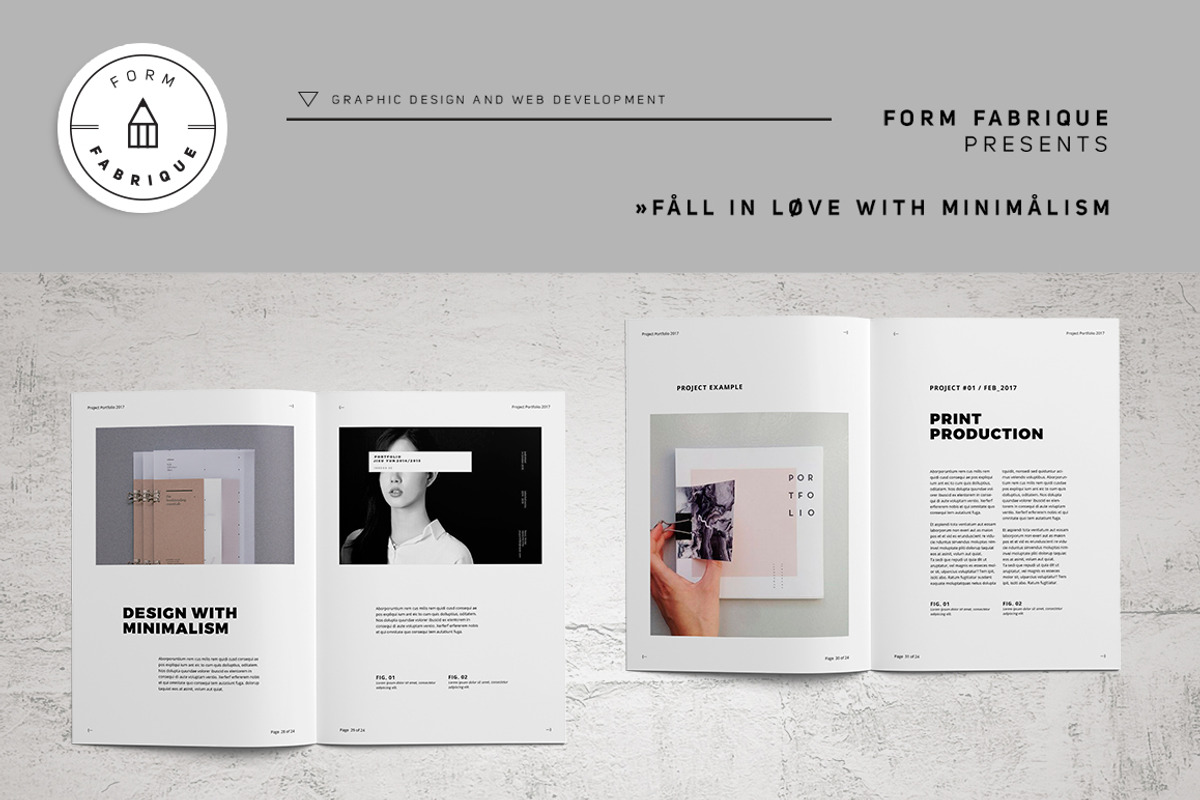 Minimalism Portfolio, a Brochure Template by Form Fabrique (Photo 15 of 16)