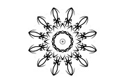 Modern Black and White Mandala Pack, a Decorative Illustration by NJ Himel (Thumbnail 32 of 101)