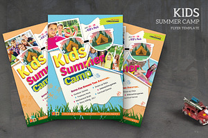 Kids Summer Camp Flyer Template