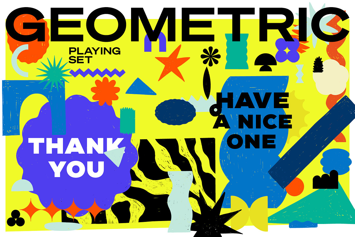 Geometric Shapes Vector Collection, an Object Illustration by dicreate (Photo 12 of 12)