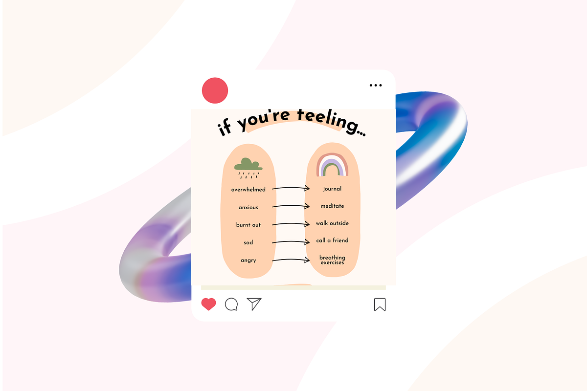 Mental Health Instagram Templates, a Social Media Template by Adored Templates (Photo 6 of 10)
