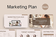 Marketing Plan Template, a Templates & Theme by Selma Christine (Thumbnail 1 of 3)