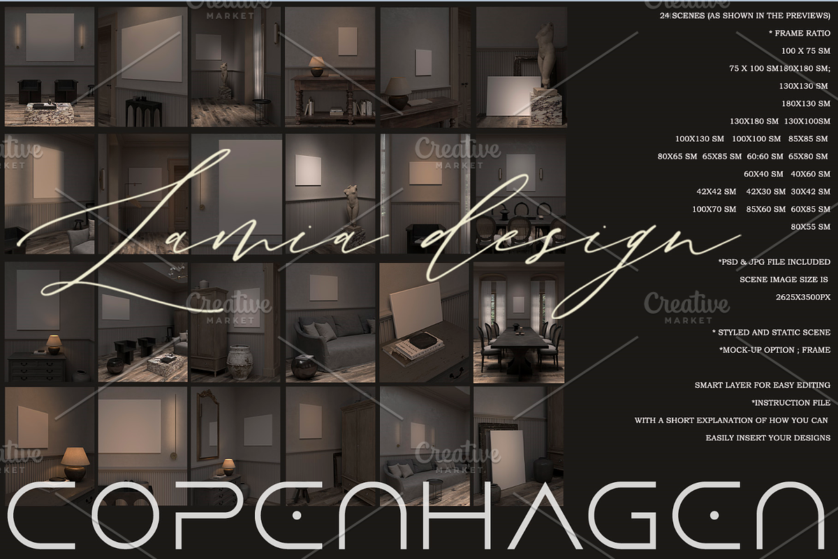Copenhagen Frame Mockup Interior, a Household Mockup by LAMIA DESIGN (Photo 17 of 17)