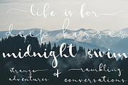 Serpentine Script Font Family, a Script Font by Wooly Pronto (Thumbnail 6 of 8)