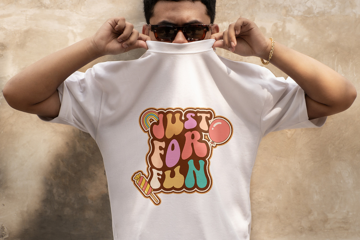 Just For Fun T-Shirt Design, an Object Illustration by Ahluva Studio (Photo 4 of 6)