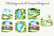 Vintage Golf Club – Pink Edition, an Object Graphic by Anna Design Studio (Thumbnail 3 of 8)