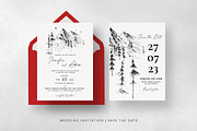 Mountain Forest Wedding Suite, an Invitation Template by BlueRobinDesignShop (Thumbnail 15 of 16)