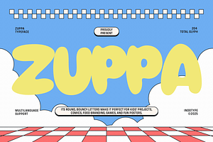 Zuppa - Playful Bubble Font, a Symbol Font by Indotype Foundry