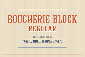 Boucherie Block Regular