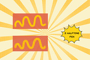 Premium Halftone Procreate Brushes, a Brush Add-On by Pawsitively Aesthetic (Thumbnail 4 of 11)