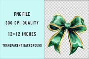 Christmas Coquette Bows Holiday PNG, an Illustration by SinaCreation (Thumbnail 6 of 7)