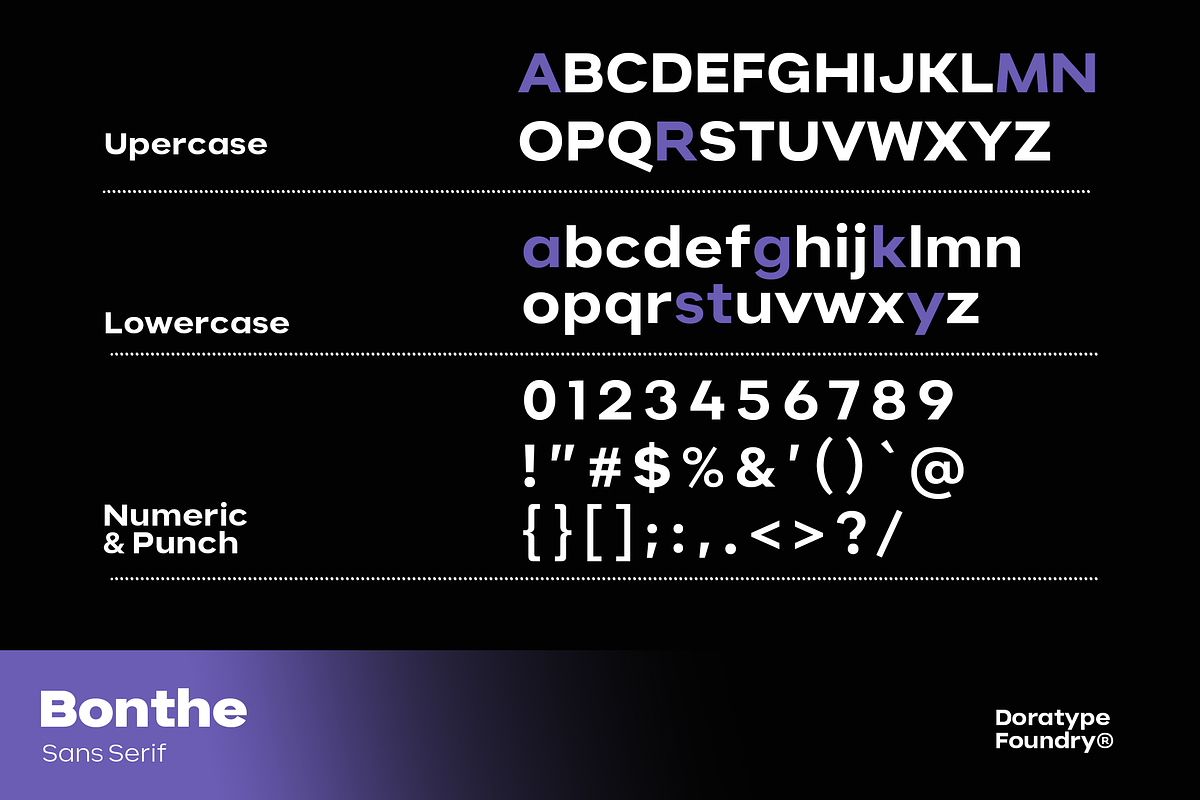 Bonthe - Geometric Sans Family, a Sans Serif Font by Dora Typefoundry (Photo 9 of 10)