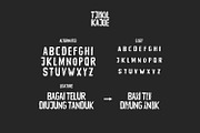 Tjoekil Kajoe - Vernacular Type, a Sans Serif Font by ikiiko (Thumbnail 7 of 8)
