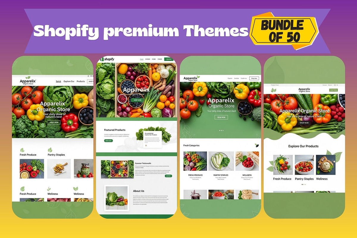 Shopify Premium 50 Themes Bundle, a Shopify Template by Aban's World (Photo 31 of 60)