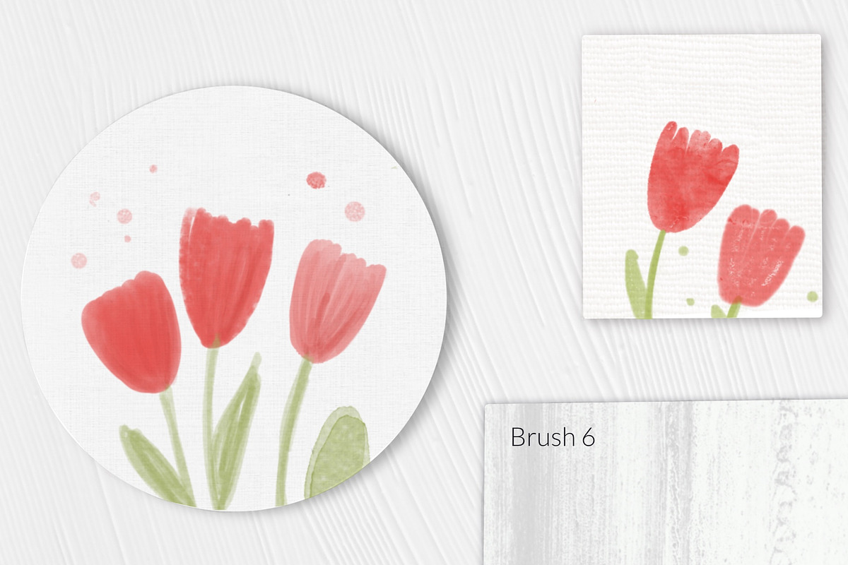 Canvas background brush BUNDLE, a Brush Add-On by Let's Art (Photo 5 of 21)