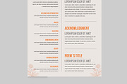 Funeral Program Template, a Stationery Template by MightyDesign (Thumbnail 5 of 8)