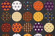 23 Halloween Seamless Patterns Pack, a Pattern Graphic by Alex Krugli (Thumbnail 2 of 9)