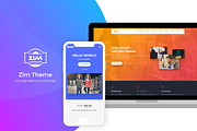 Zim One Page HTML, a HTML Template by Hervat (Thumbnail 1 of 3)