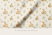 Watercolor Woodland Mom & Baby Set, an Animal Illustration by Jenteva Art (Thumbnail 9 of 14)
