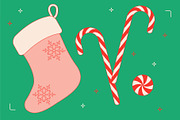 Christmas Decorations Vector, a Decorative Illustration by TheFoodAtlas (Thumbnail 2 of 19)