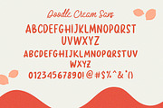 Doodle Cream - Handwritten Font Duo, a Handwritten Font by Littlehand (Thumbnail 9 of 10)