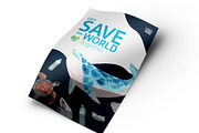 World Earth Day Watercolor, a Seasonal Illustration by CreativeValuation (Thumbnail 10 of 12)