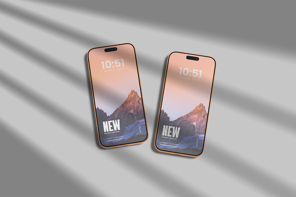 iPhone 17 Pro Max Mockup, an iPhone Mockup by lamorastudio (Photo 2 of 13)