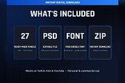 Banner Style Twitch & Kick Panels, an Object Graphic by Gear Store (Thumbnail 5 of 5)