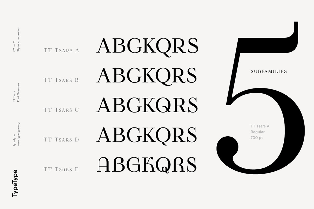 TT Tsars, a Serif Font by TypeType (Photo 2 of 10)