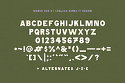 Marsh Hen Font, a Sans Serif Font by Chelsea Burkett (Thumbnail 3 of 7)
